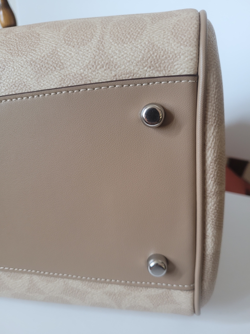 Coach Large Rowan Satchel Bag in Signature Canvas CV959 - Picture 8 of 16